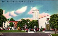 Vintage Postcard- First Presbyterian Church, Sarasota FL picture