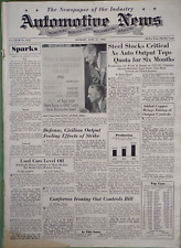 Automotive News Jun 23, 1952 Steel Stockpiles Low picture