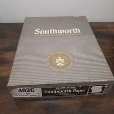Southworth 403C Vintage Typewriter Paper 20lb Heavy 25% Cotton 500 Pages picture