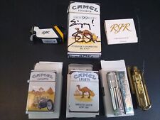 LOT of 4 Vintage CAMEL Cigarette Butane Lighters And RJR Advertising  picture