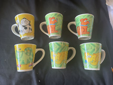 Lot of 6 Funny Comic Cat and Dog Mugs from Estate Sale picture