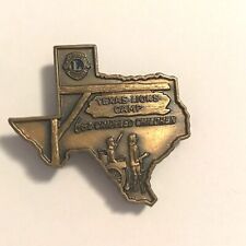 Vintage Lions Club Texas Lions Camp for Crippled Children Pin picture