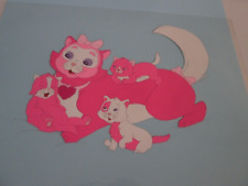 Hasbro Kitty Surprise toy commercial Cel Mama Cat & Kittens ADORABLE picture