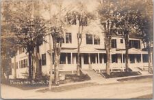 1910s BETHEL, Maine Real Photo RPPC Postcard MAPLE INN Hotel / Street View picture