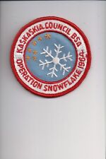 1964 Kaskaskia Council Operation Snowflake patch picture