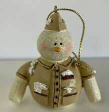 Military Snowman Christmas Ornament picture