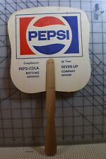 Vintage Pepsi Cola Advertising Cardboard Hand Fan picture