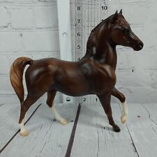 Breyer Classics No. 662 Liver Chestnut Arabian Stallion Scuffing/Paint imperfect picture