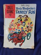 Vtg Woody Woodpecker's Family Fun Dell Giant #24, 80 Pages, Dell 1959 comic picture