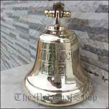 Antique Finished 1912 wall hanging Titanic Brass Bell 5