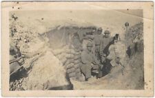 April 1917 French Observation Post World War 1 Trench Vintage Military Snapshot picture