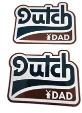2X Dutch Bros Sticker Dutch Dad Father's Day Everyday  picture