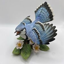 Vintage Blue Jay 1990 Fine Porcelain Lenox Garden Bird~As Is See Photos picture