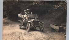 DIRT ROAD BUICK new york real photo postcard rppc early antique auto car ny picture