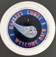 Vintage Halley's Comet Collectors Advertising Toy Mini Frisbee 1986 Rare picture