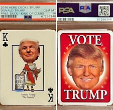 POP 9 PSA 10 RC Donald Trump 2016 President's Deck 1st Edition The Donald Rookie picture