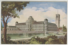 GERMANY Postcard North View Of Deutsches Museum - Munich c1910s vintage 06 picture