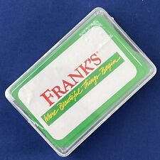 Vintage Frank's Nursery & Crafts Playing Cards Sealed NIP picture
