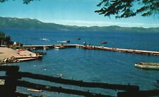 Vintage Postcard Picturesque Boating Facility Beautiful Zephyr Point Lake Tahoe picture