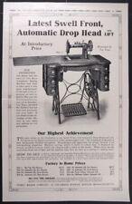 Vintage Magazine Ad 1910 New Companion Treadle Sewing Machine picture