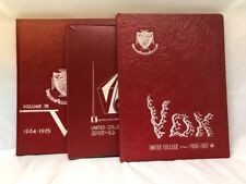 Set of 3 - 1964-1967 & Vox United College Yearbooks Winnipeg Manitoba picture