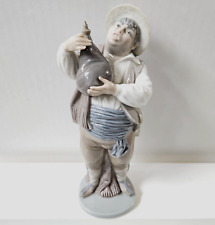 Lladro Sancho Panzo Leather Bottle A Toast by Sancho 5165 Signed Jose Lladro picture