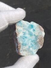 1.9 Inch Stunning Blue AAA Natural Larimar Lapidary Stone Polished 65 Grams picture