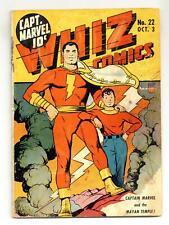 Whiz Comics #22 GD 2.0 1941 picture