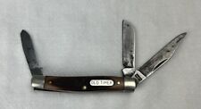 Vintage USA Schrade Old Timer 3 Blade 340T Stockman Pocket Knife picture