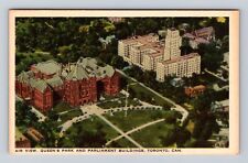 Toronto Ontario-Canada, Queen's Park, Parliament Bldgs., Vintage Postcard picture