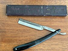 Vintage H. Boker & Co Unrivaled Razor With Box And Trademark Tree Germany picture