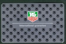 (100) x TAG Heuer Warranty International Certificate Guarantee - Stamped - Open picture