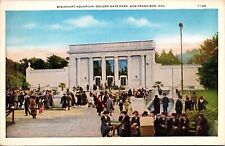 Steinhart Aquarium Golden Gate Park San Francisco California Ca Vintage Postcard picture
