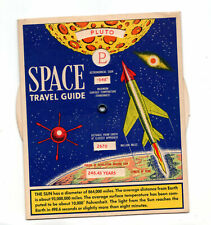 Dellwood Milk Creami-Rich Space Travel Guide Spin Wheel Card Looks New 1958 picture