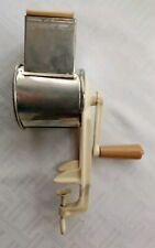 Vintage  Cast Iron Hand Crank Table Top Cheese Grater Made In German picture