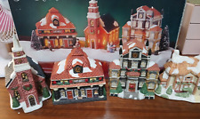 Holiday Memories Christmas Village Houses Set picture
