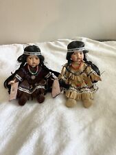 Vintage Goldenvale collection native american dolls picture