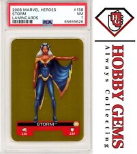 STORM PSA 7 2008 Marvel Heroes Lamincards Gold #158 picture