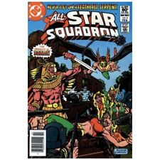 All-Star Squadron #6 Newsstand in Very Fine minus condition. DC comics [l| picture