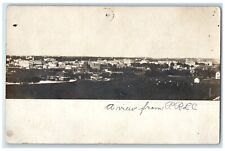 1908 Bird's Eye View From PRLC Fergus Falls Minnesota MN RPPC Photo Postcard picture