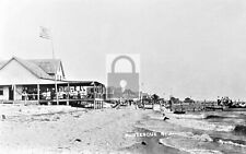 Beach View Boat Dock Fortescue New Jersey NJ Reprint Postcard picture