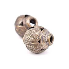 2 Loose Brass Beads Ghana picture
