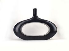 Marquis Collection Of Beverly Hills, Extra Large Art Deco Vase In Black picture
