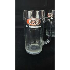 1970s Vintage A&W Root Beer All American Food Heavy Glass 7
