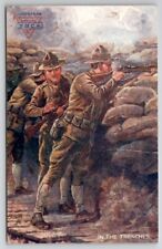 WW1 Soldiers In The Trenches YMCA Tuck Oilette Artist Harry Payne Postcard V30 picture