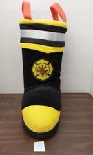 Firefighter Replica Velvet Stuffed Boot Gift  picture