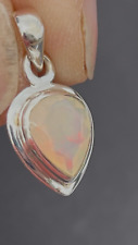 8.57 carat Natural Ethiopian Opal set in .925 sterling silver Pendant picture