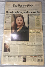 Vintage 11/11/97 The Boston Globe Newspaper Manslaughter, And She Walks picture