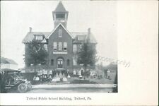 Telford, Pennsylvania - Telford Public School Building - Vintage PA Postcard picture