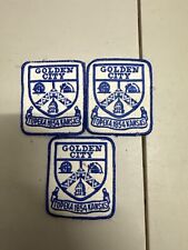 Golden City Topeka 1854 Kansas Patch lot of 3 picture